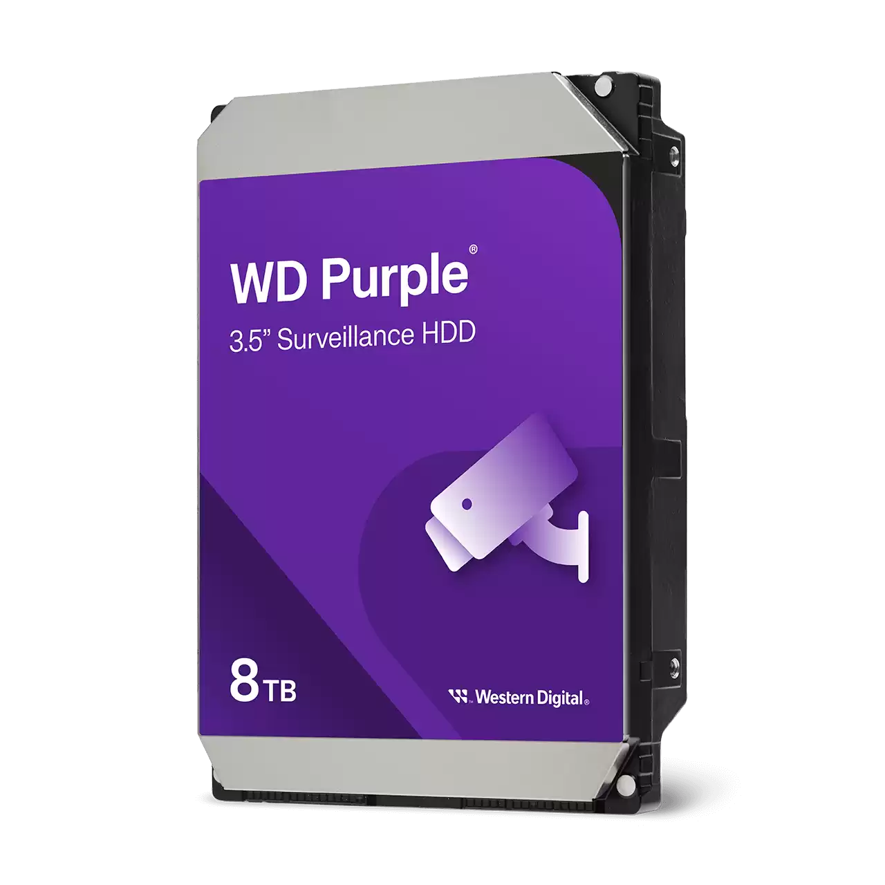 Western Digital WD85PURZ 8TB Purple Surveillance Hard Drive – 3.5" SATA